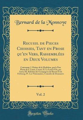 Book cover for Recueil de Pieces Choisies, Tant En Prose Qu'en Vers, Rassemblées En Deux Volumes, Vol. 2