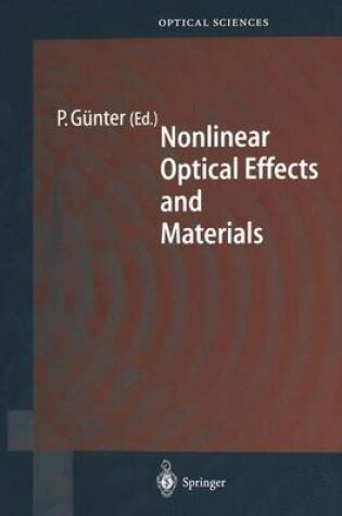 Cover of Nonlinear Optical Effects and Materials