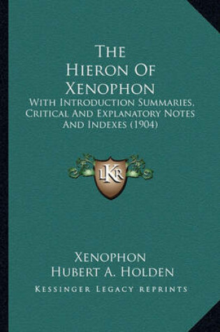 Cover of The Hieron of Xenophon