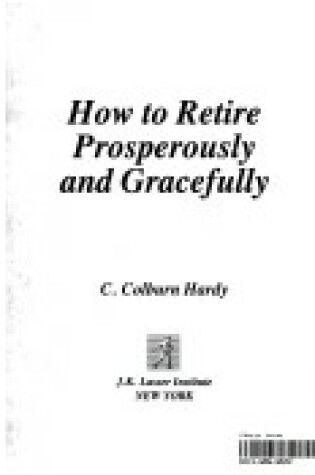 Cover of How to Retire Prosper