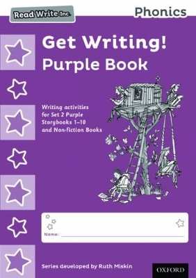 Book cover for Read Write Inc. Phonics: Get Writing! Purple Book Pack of 10