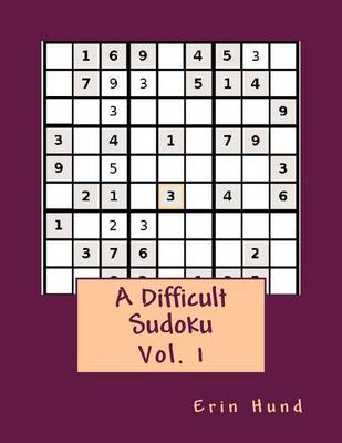 Book cover for A Difficult Sudoku Vol. 1