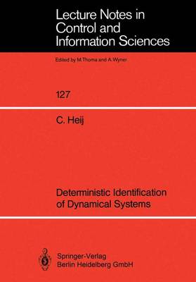 Book cover for Deterministic Identification of Dynamical Systems