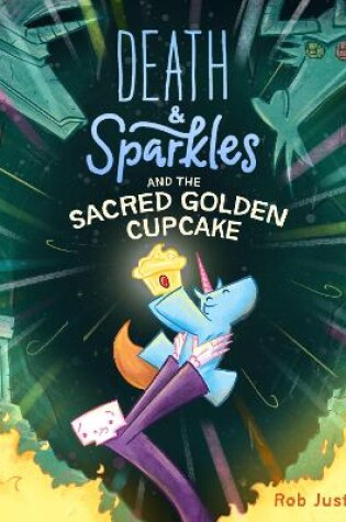 Cover of Death & Sparkles and the Sacred Golden Cupcake