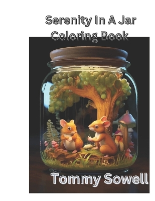 Book cover for Serenity in a jar coloring book