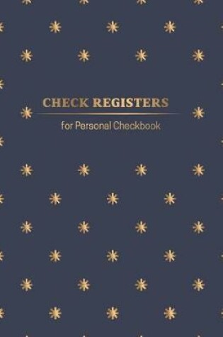 Cover of Check Registers for Personal Checkbook