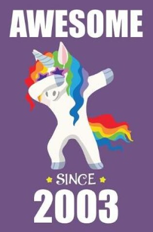 Cover of 16th Birthday Dabbing Unicorn Edition