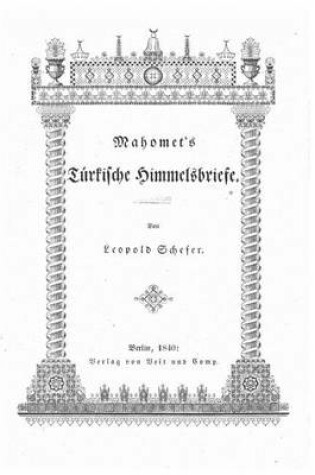 Cover of Mahomet's turkische Himmelsbriefe