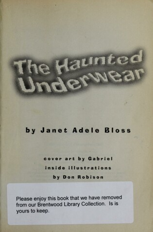 Cover of The Haunted Underwear