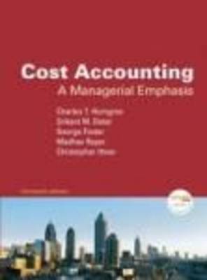 Book cover for Cost Accounting and MyAcctgLab Access Code Package