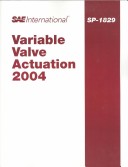 Book cover for Variable Valve Actuation 2004