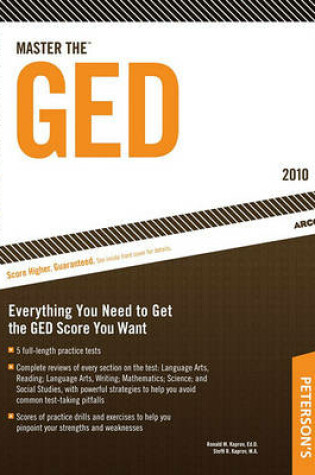 Cover of Master the GED - 2010