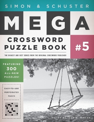 Book cover for Simon & Schuster Mega Crossword Puzzle Book #5