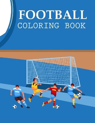 Book cover for Football Coloring Book