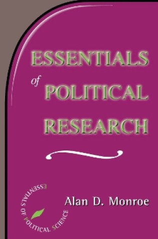 Cover of Essentials Of Political Research