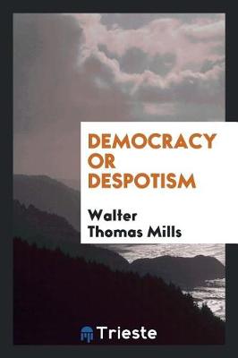 Book cover for Democracy or Despotism