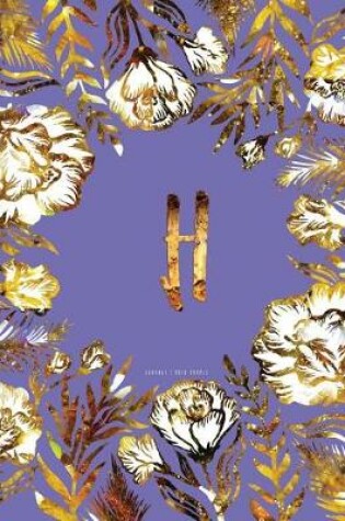 Cover of H Journal - Gold Purple