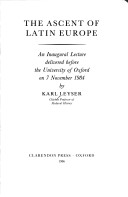 Cover of The Ascent of Latin Europe