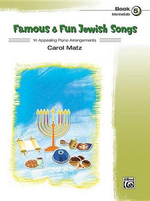 Book cover for Famous & Fun Jewish Songs 5