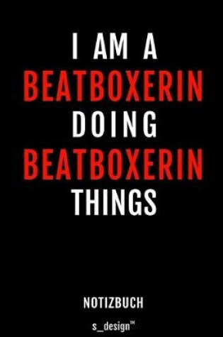 Cover of Notizbuch fur Beatboxerin