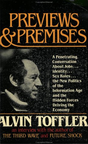 Book cover for Previews and Premises: an Interview with Alvin Toffler