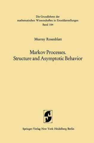 Cover of Markov Processes, Structure and Asymptotic Behavior