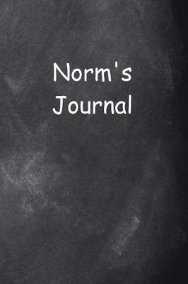 Cover of Norm Personalized Name Journal Custom Name Gift Idea Norm