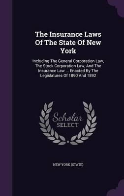 Book cover for The Insurance Laws of the State of New York
