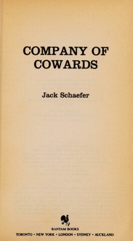 Book cover for Company of Cowards