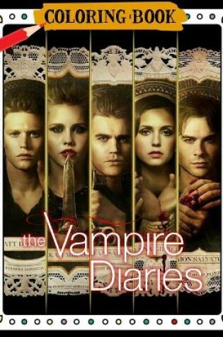 Cover of The Vampire Diaries Coloring Book