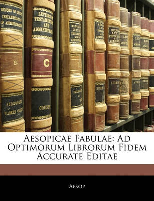 Book cover for Aesopicae Fabulae
