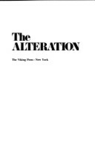Cover of The Alteration