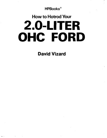 Book cover for Hotrod Ohc Ford