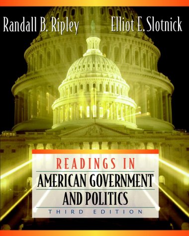Book cover for Readings in American Government and Politics