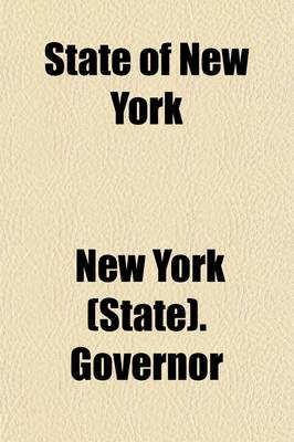 Book cover for State of New York (Volume 9); Messages from the Governors