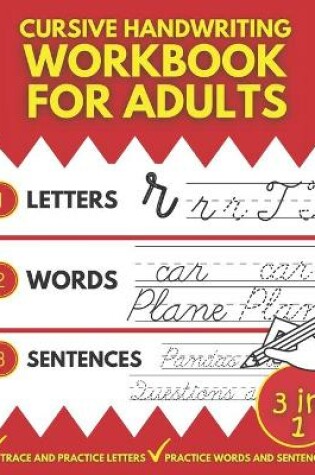 Cover of Cursive Handwriting Workbook for Adults