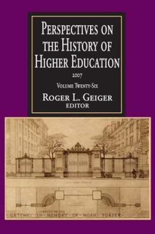 Cover of Perspectives on the History of Higher Education