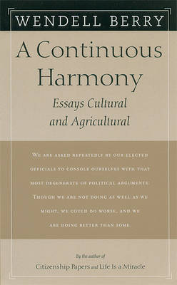 Book cover for A Continuous Harmony
