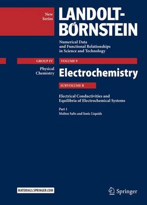 Cover of Part 1: Molten Salts and Ionic Liquids