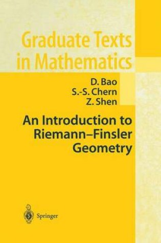 Cover of An Introduction to Riemann-Finsler Geometry