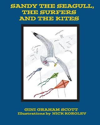 Book cover for Sandy the Seagull, the Surfers and the Kites