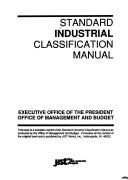 Cover of Standard Industrial Classification Manual