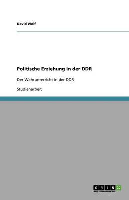 Book cover for Politische Erziehung in der DDR