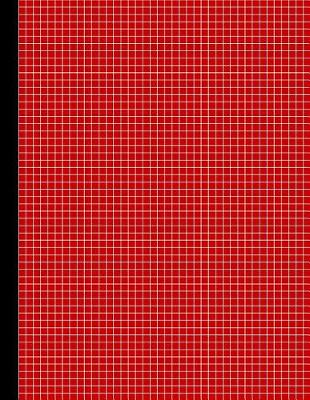 Book cover for Graph Paper Notebook - Quad Rule - 8.5 X 11 - Red 101