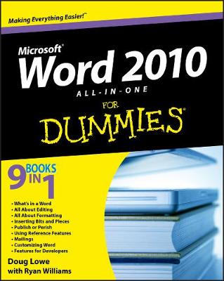 Book cover for Word 2010 All–in–One For Dummies