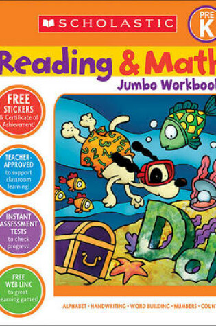 Cover of Reading & Math Jumbo Workbook: Grade Prek