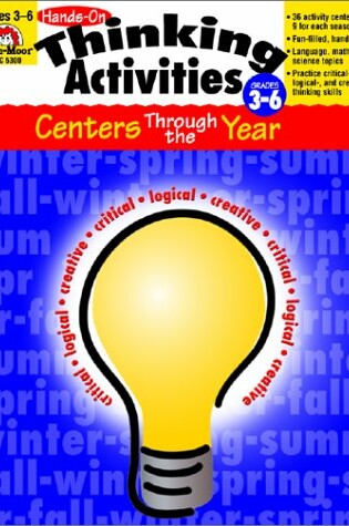 Cover of Hands-On Thinking Activities - Centers Through the Year, Grades 4-6