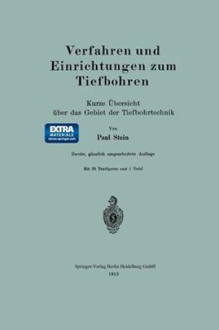 Cover of Verfahren Und Einrichtungen Zum Tiefbohren
