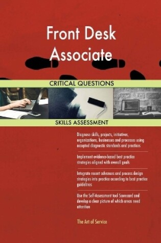 Cover of Front Desk Associate Critical Questions Skills Assessment