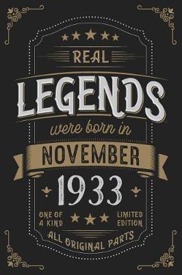 Book cover for Real Legends were born in November 1933